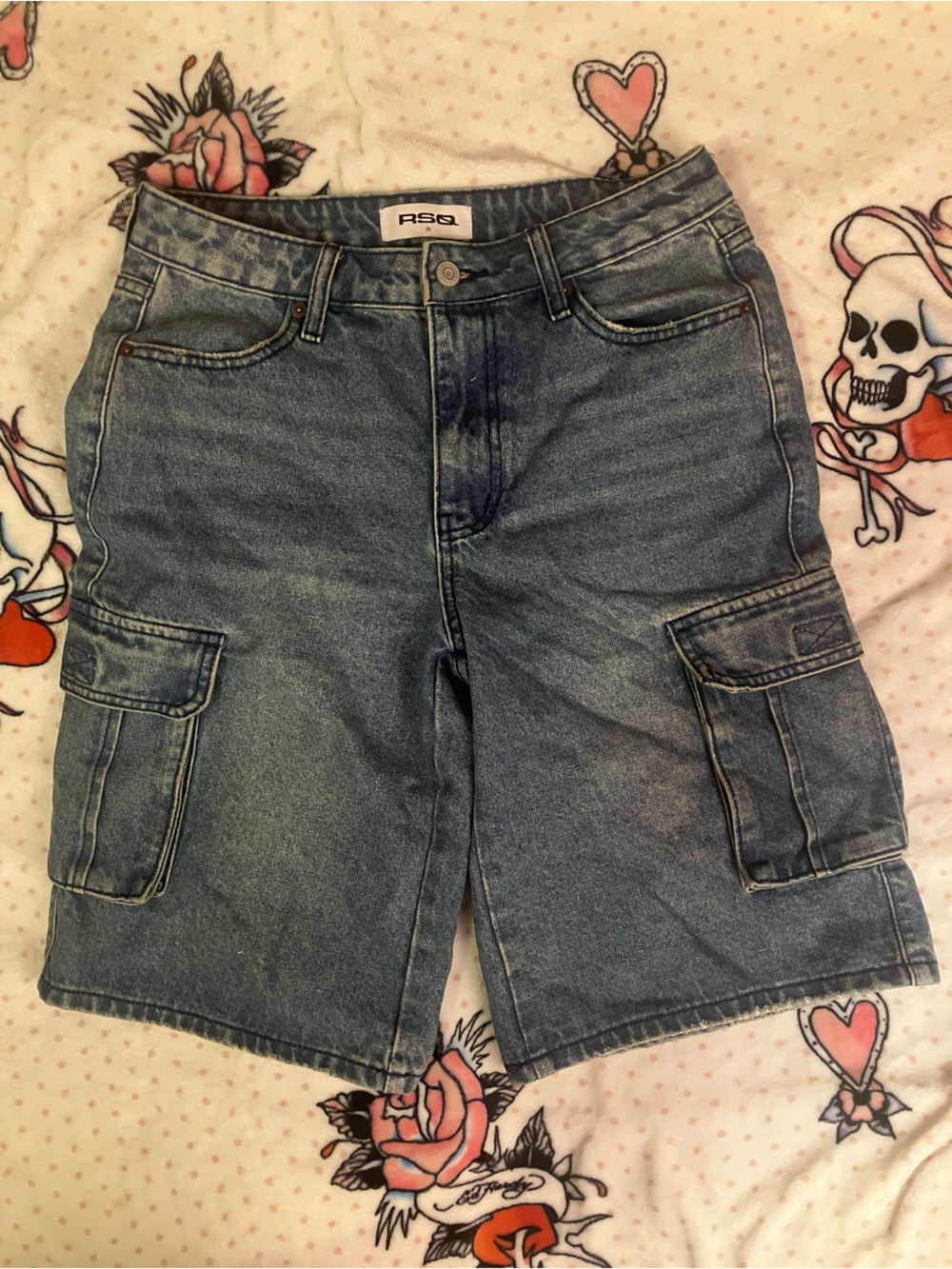 RSQ Denim Cargo Shorts